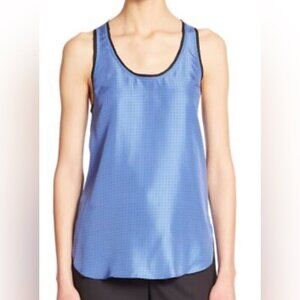 Rag & Bone Silk Teddy Celeste Combo Polka Dots Sleeveless Tank